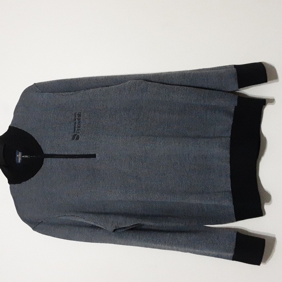 Brooks Brothers sweater pullover cardigan wool men black XL soft casual office - Picture 6 of 7